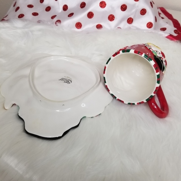 Fitz and Floyd Gift Gallery Christmas Snowman Holiday Mug‎ And Cookie Pl… - Picture 4 of 8